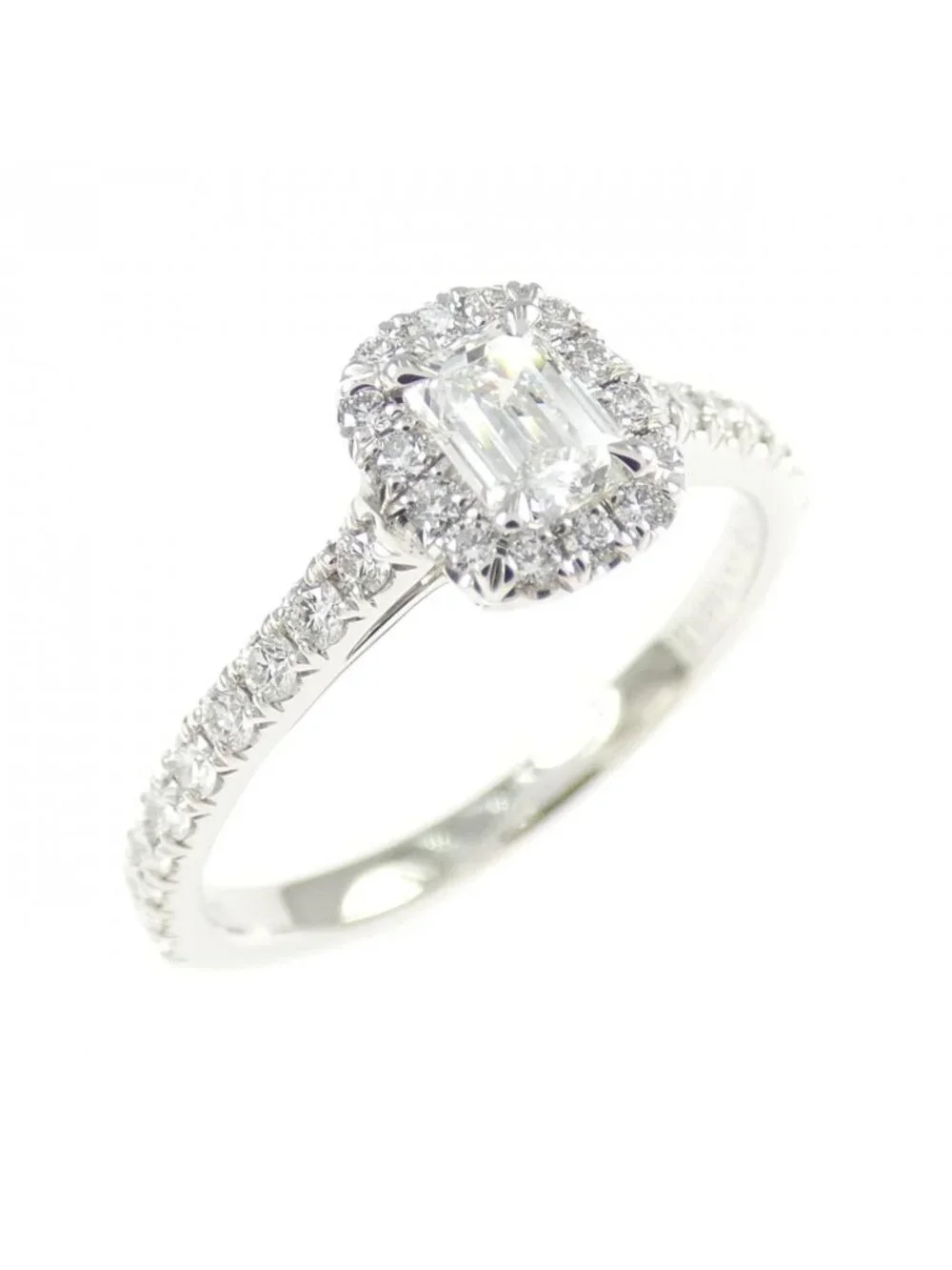 Tiffany & Co Soleste Emerald Cut Ring 0.20ct